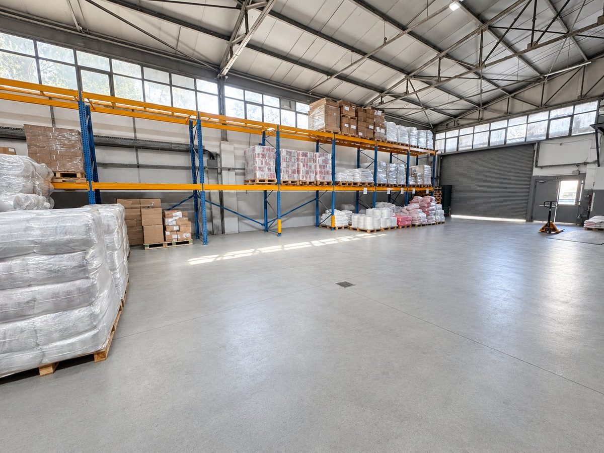 Finished goods warehouse in our Istanbul factory